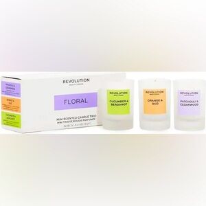 Revolution Beauty London Floral Candle Set!